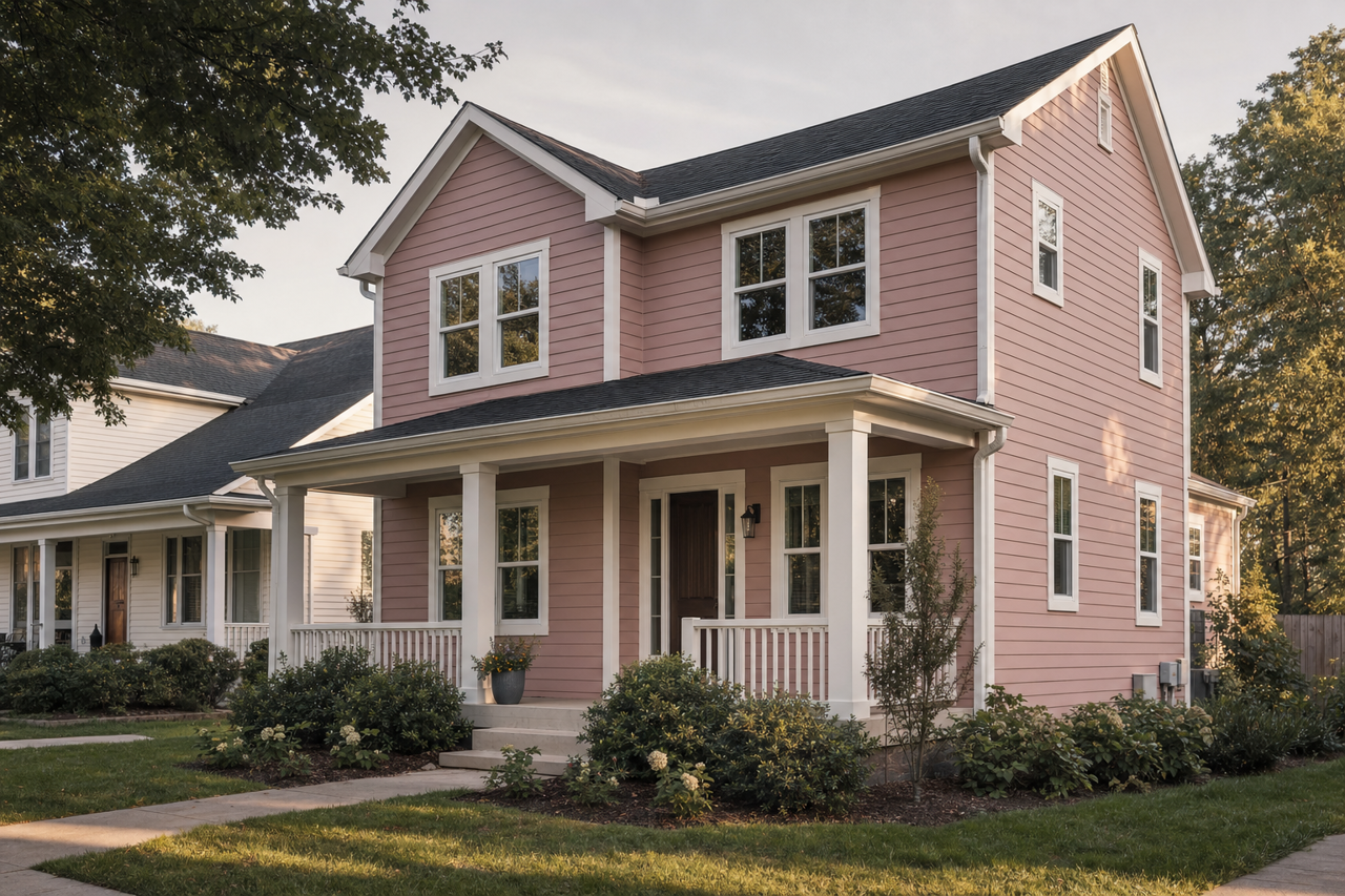 Cherry by Benjamin Moore on exterior