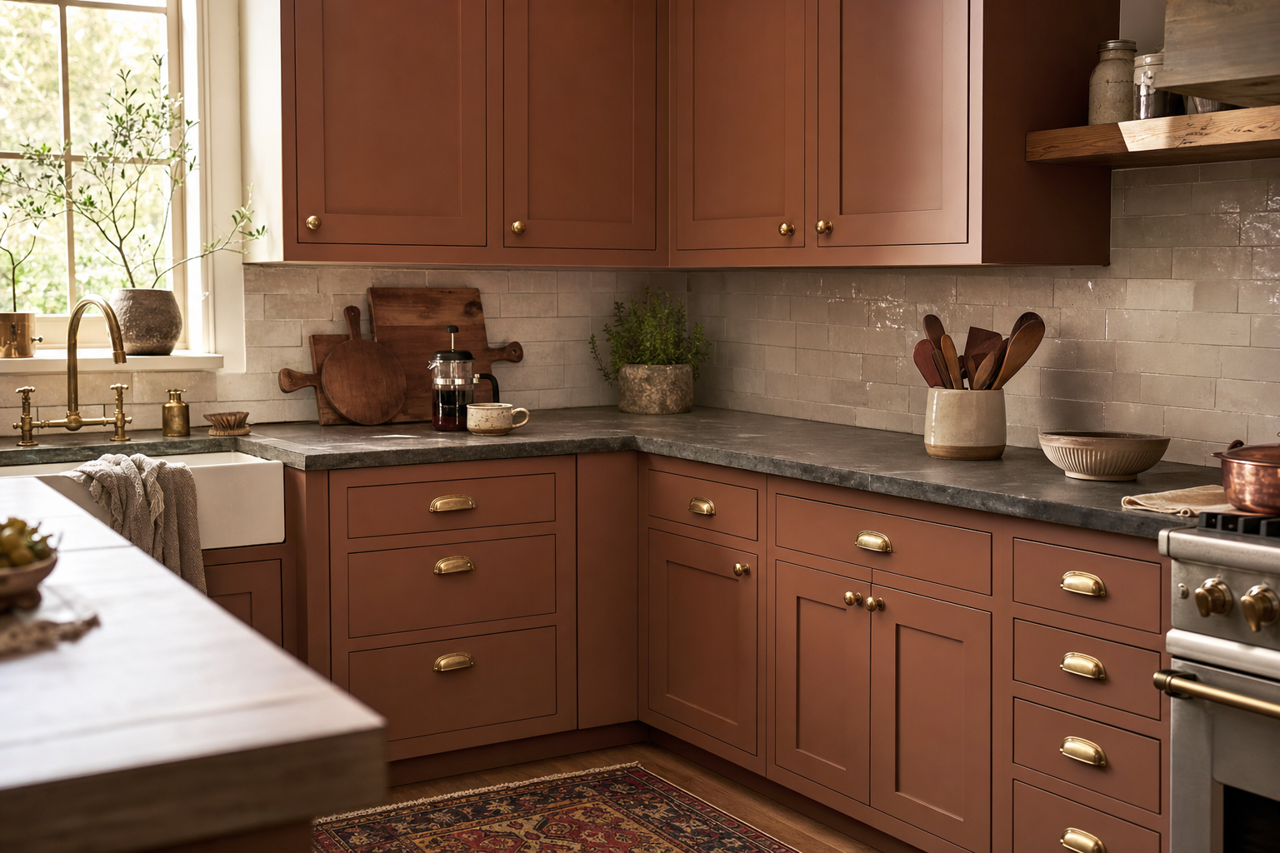 Forest by Benjamin Moore on cabinets