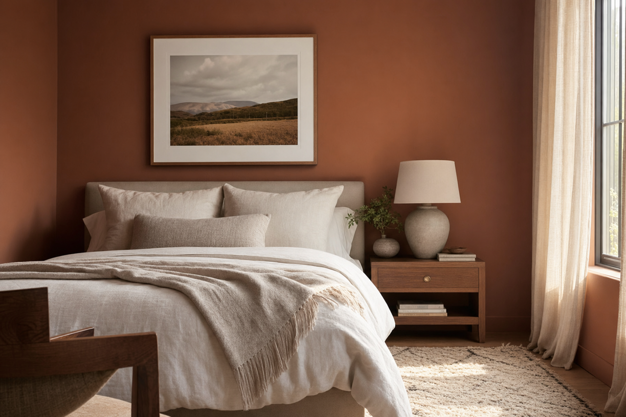 Root by Benjamin Moore on interiors