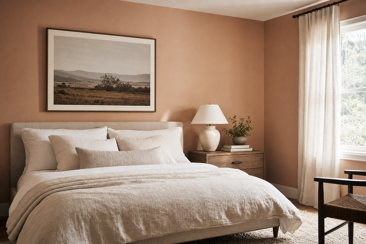 Sand by Benjamin Moore on interiors