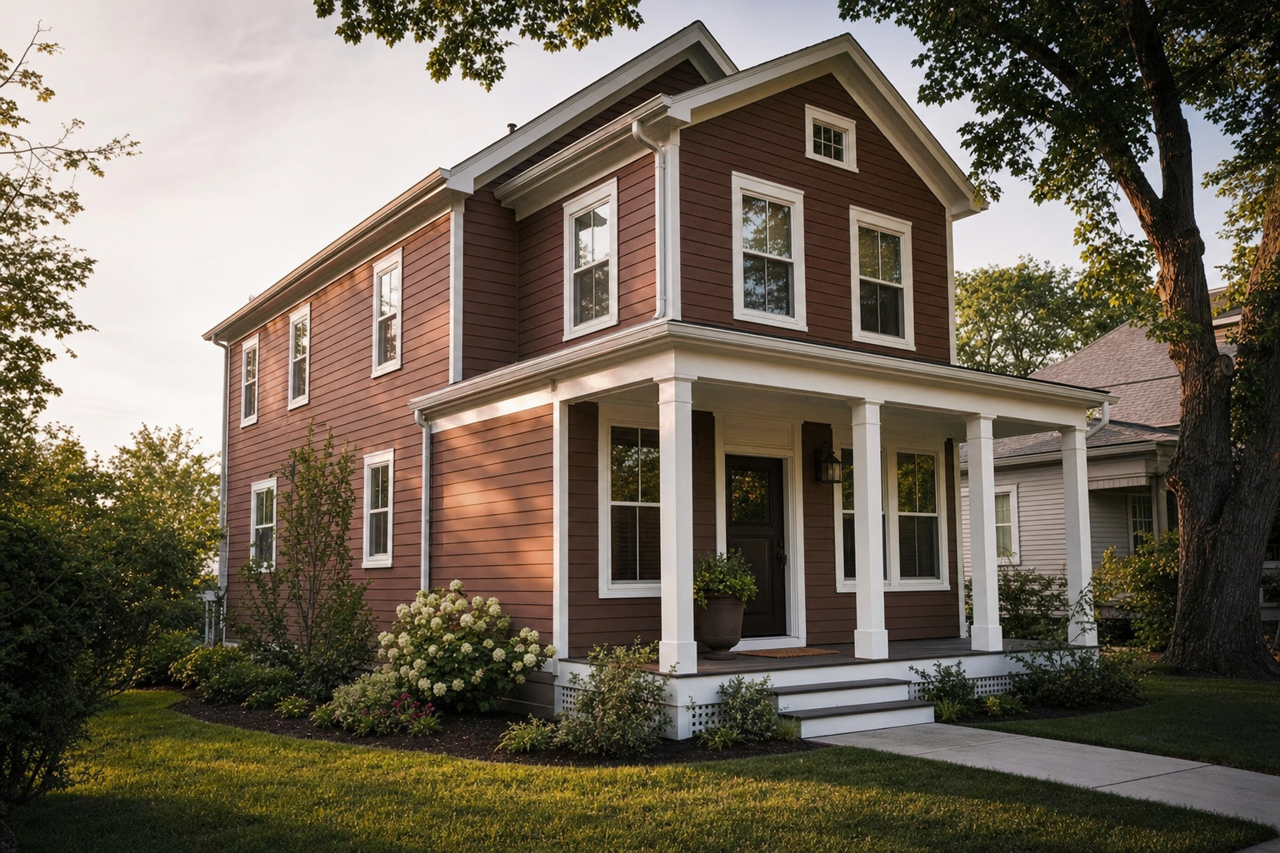 Auberge by Benjamin Moore on exterior