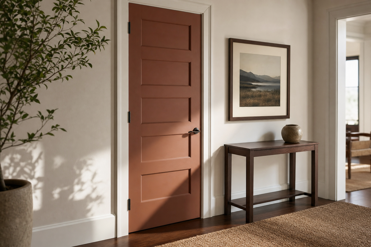 Auberge by Benjamin Moore on interior-doors