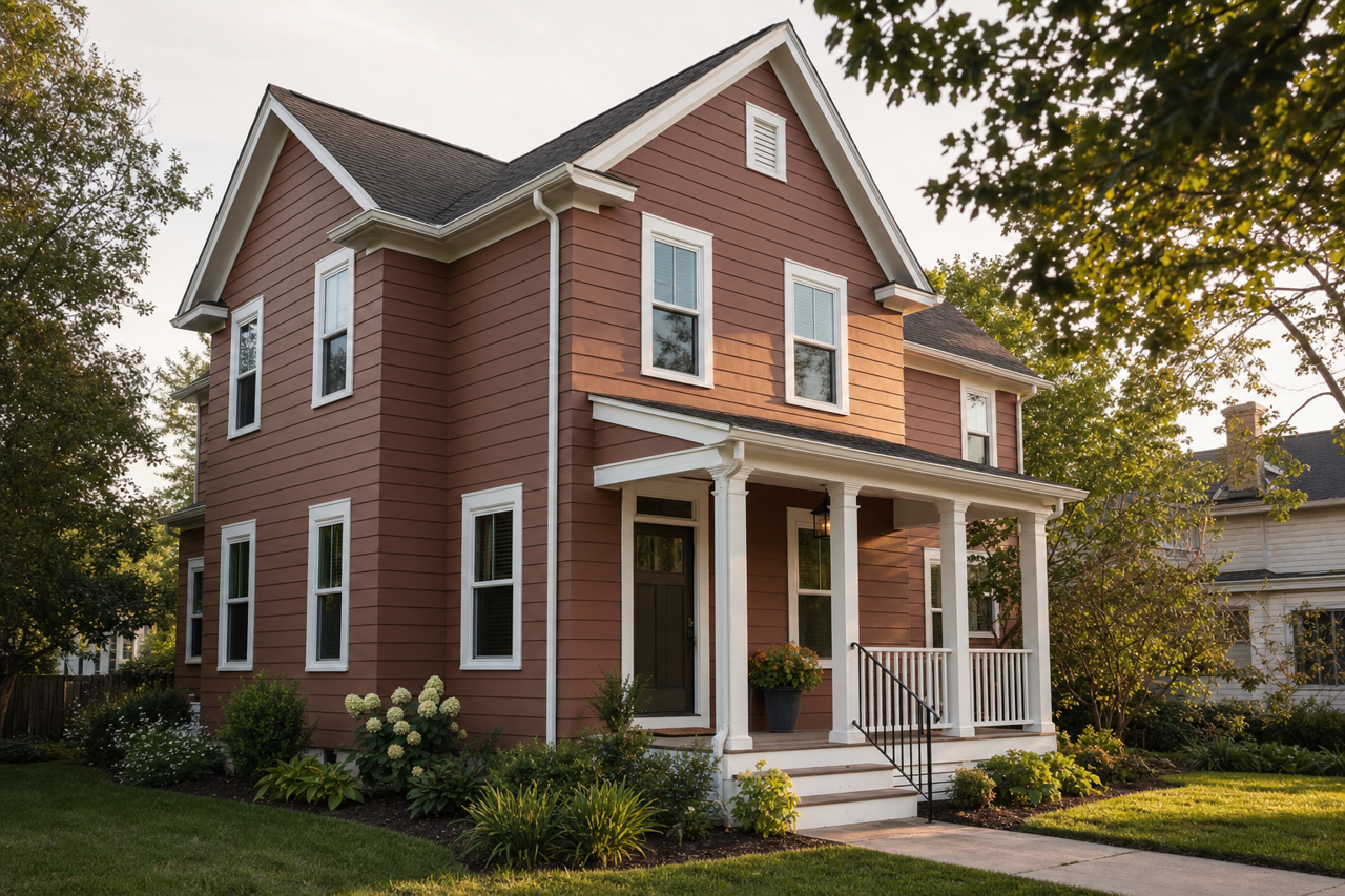 Pine by Benjamin Moore on exterior
