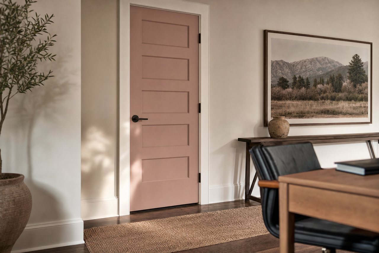 Cougar by Benjamin Moore on interior-doors