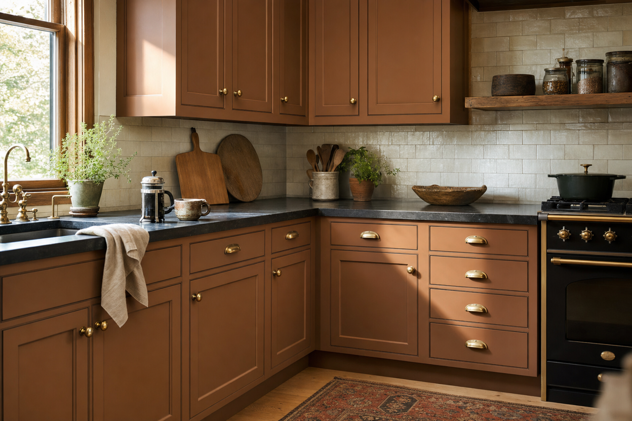 Rockies by Benjamin Moore on cabinets