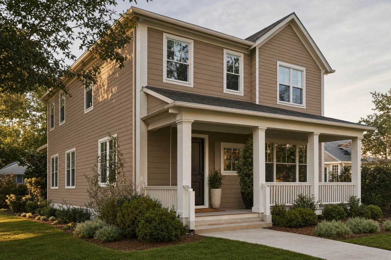 Driftwood by Benjamin Moore on exterior