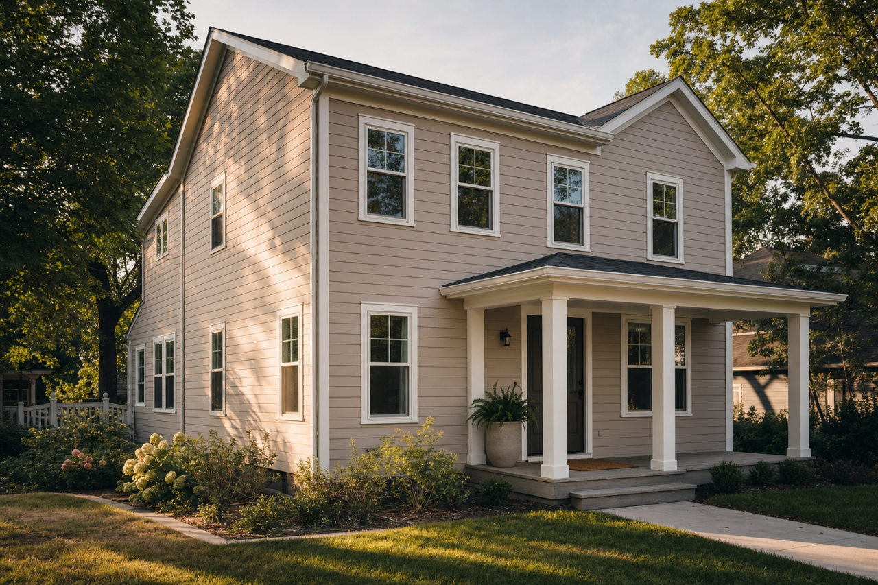Sandlot by Benjamin Moore on exterior