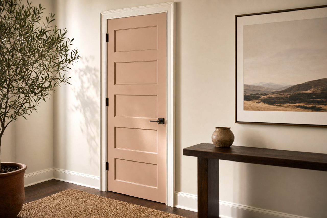 Sandlot by Benjamin Moore on interior-doors