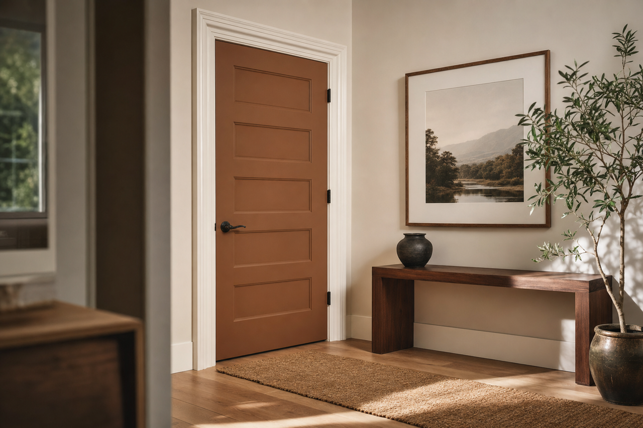 Sierra by Benjamin Moore on interior-doors