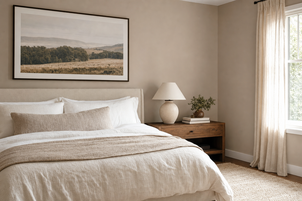 Silver by Benjamin Moore on interiors