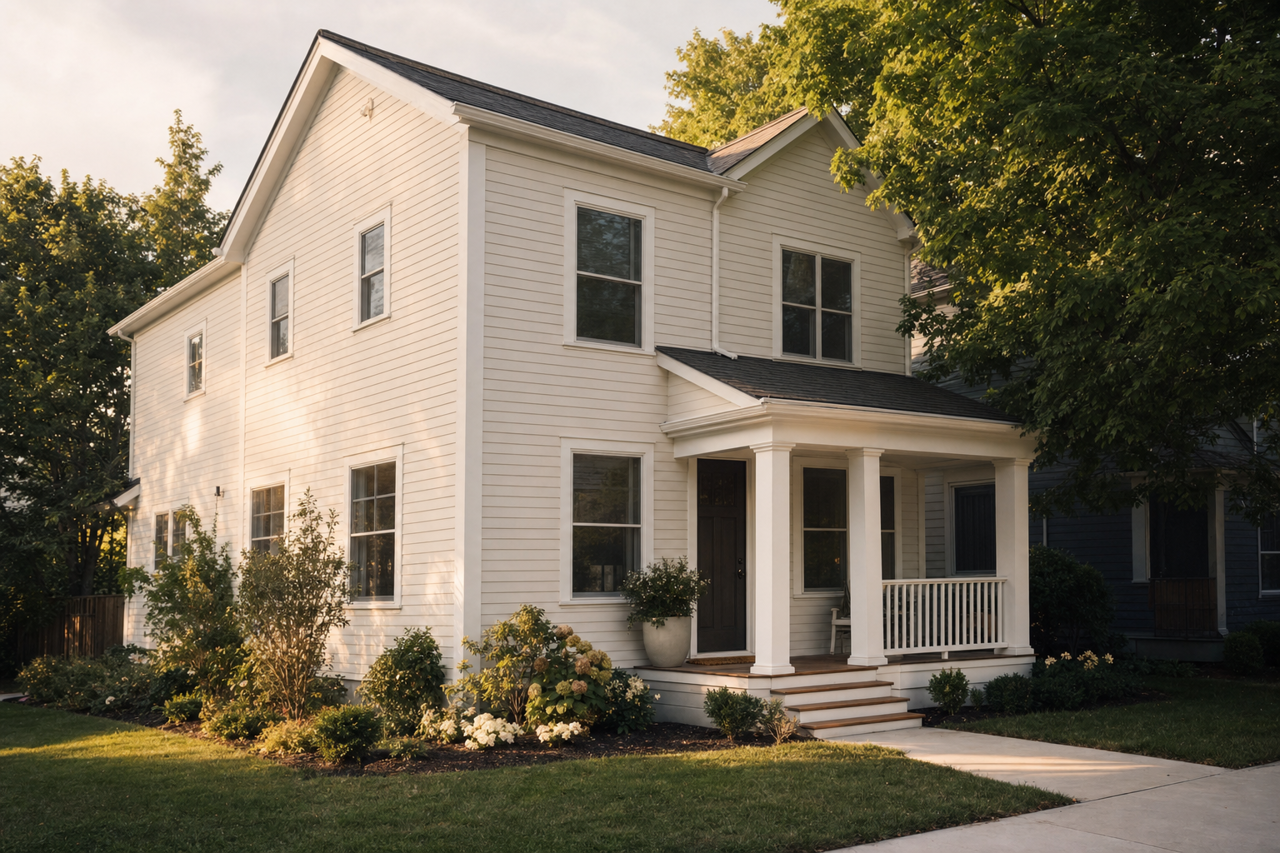 Lacey by Benjamin Moore on exterior