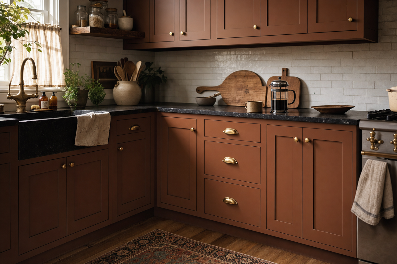 Classic by Benjamin Moore on cabinets