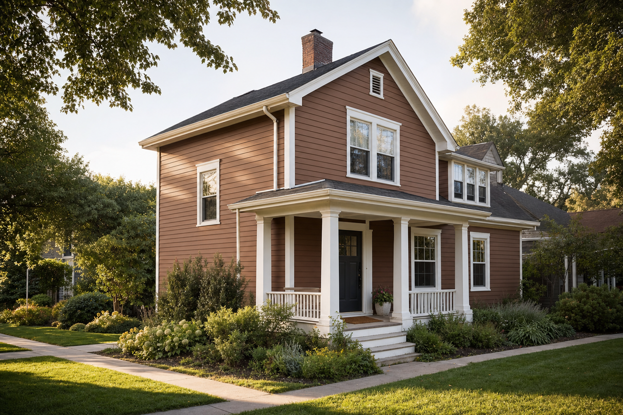 Hearthstone by Benjamin Moore on exterior