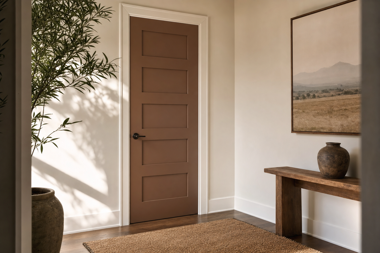 Hearthstone by Benjamin Moore on interior-doors