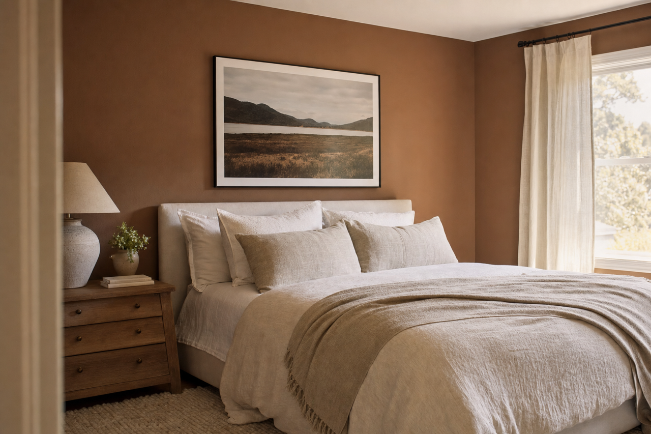 Wood by Benjamin Moore on interiors