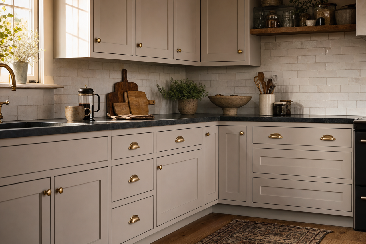 Elephant by Benjamin Moore on cabinets