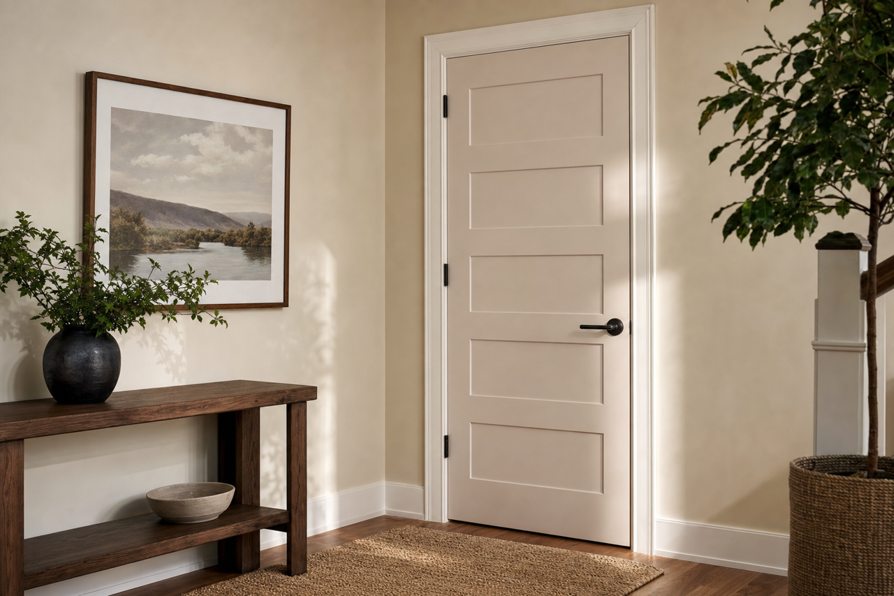 Portland by Benjamin Moore on interior-doors