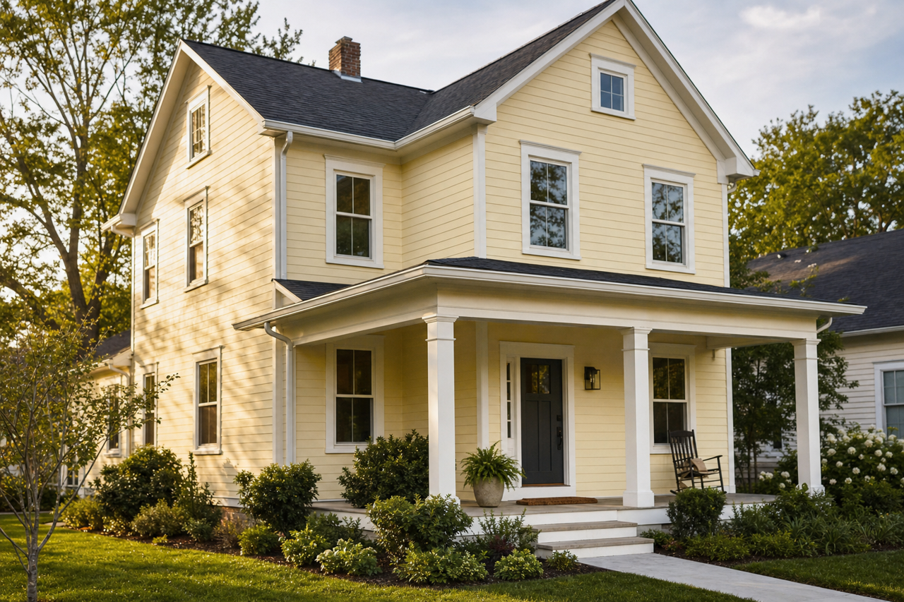 Fresh Air by Benjamin Moore on exterior