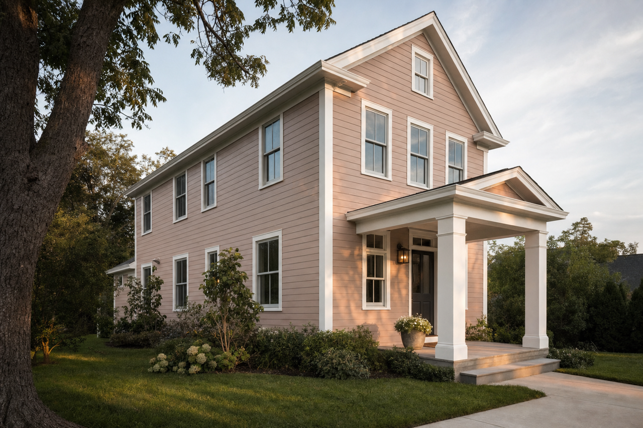 Seaside by Benjamin Moore on exterior