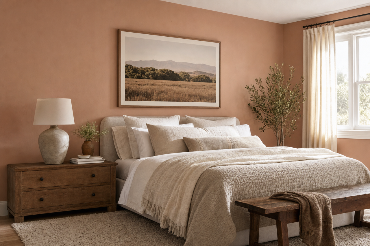 Seaside by Benjamin Moore on interiors