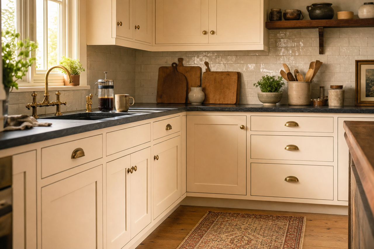 Vintage by Benjamin Moore on cabinets