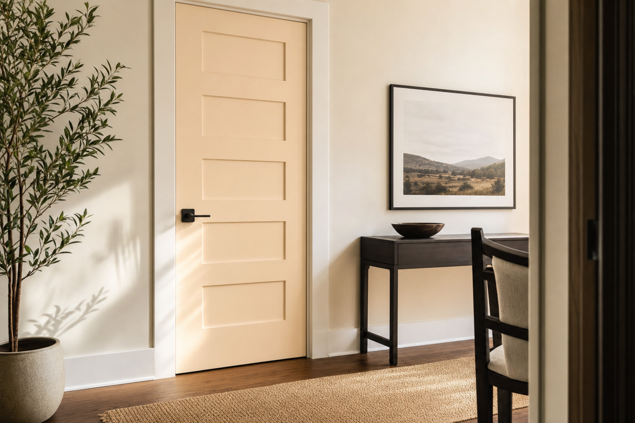 Vintage by Benjamin Moore on interior-doors