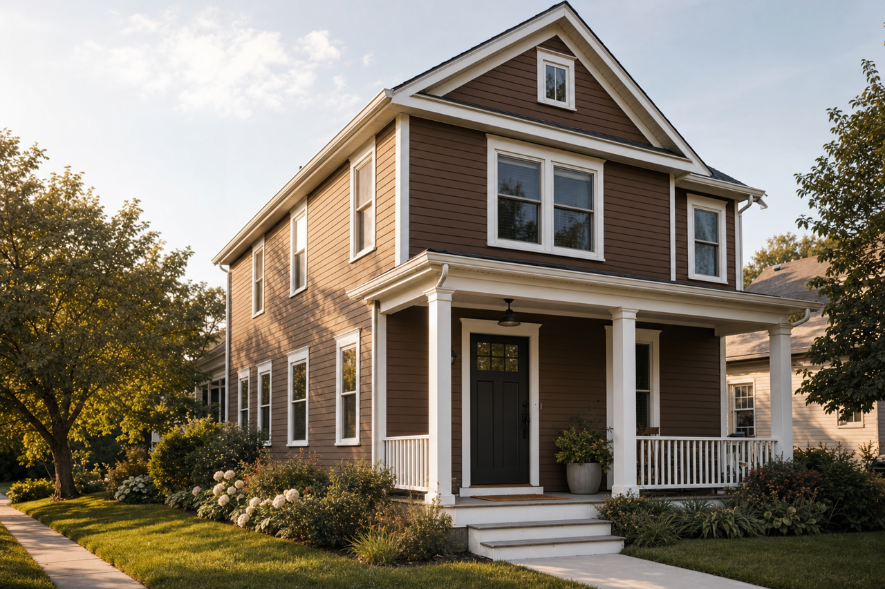 Deep by Benjamin Moore on exterior