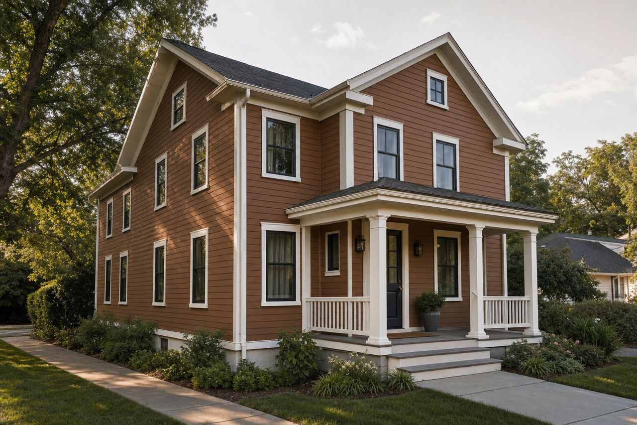 Mustang by Benjamin Moore on exterior
