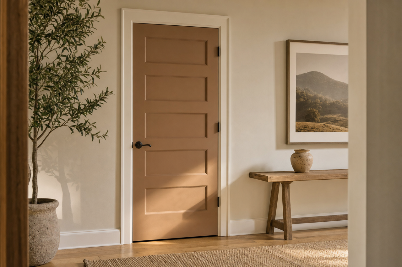 Mustang by Benjamin Moore on interior-doors