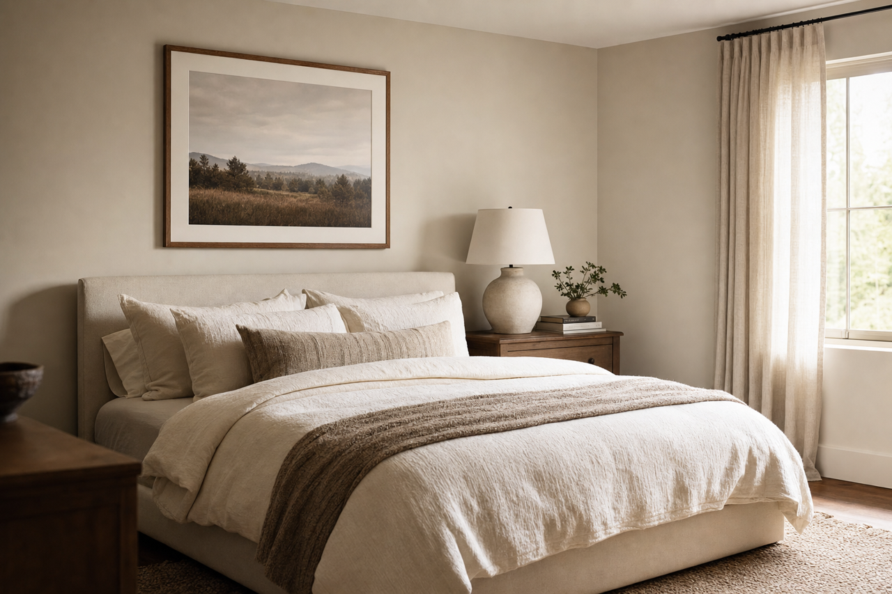 Barren by Benjamin Moore on interiors