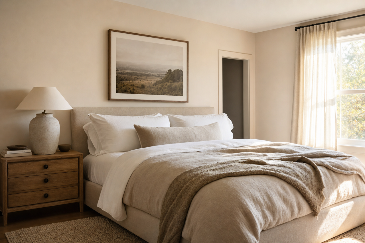 Calm by Benjamin Moore on interiors