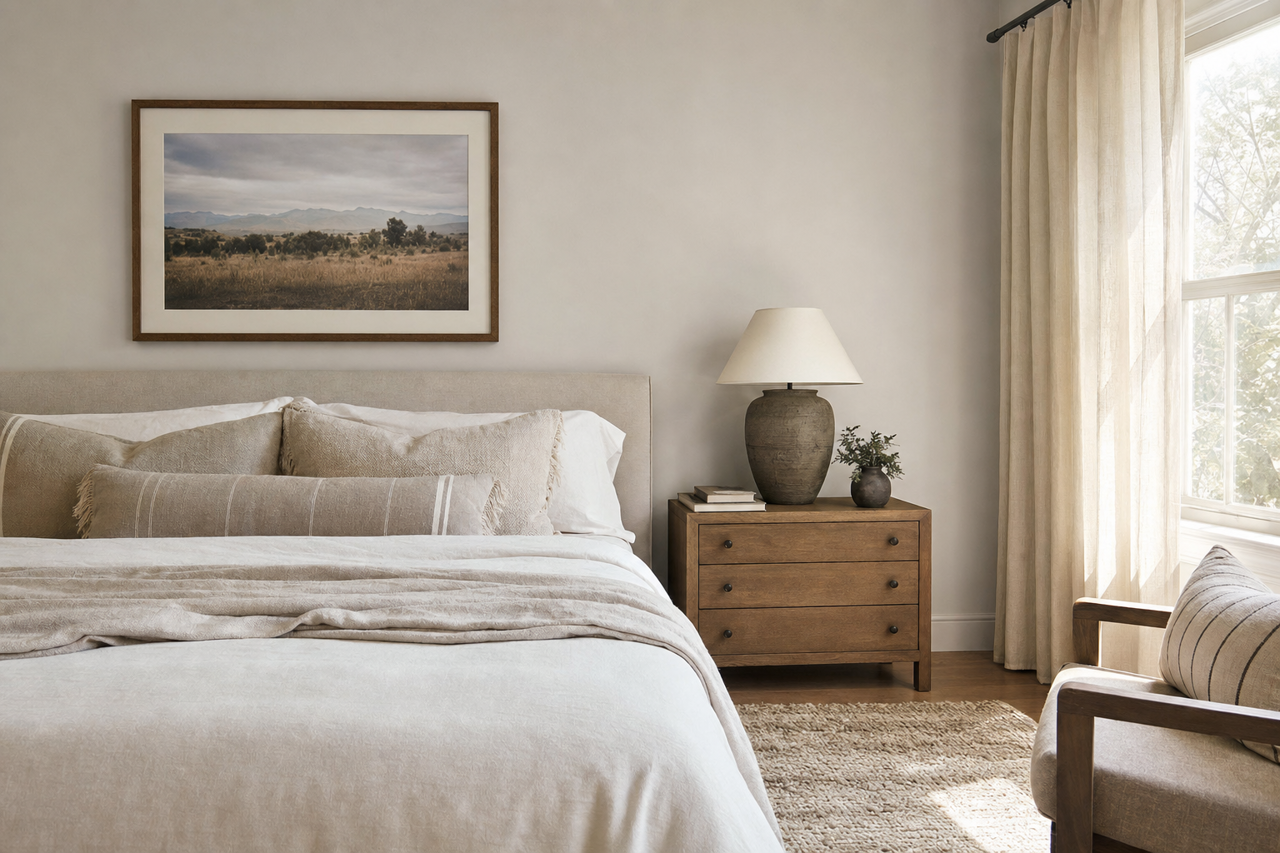Cement by Benjamin Moore on interiors