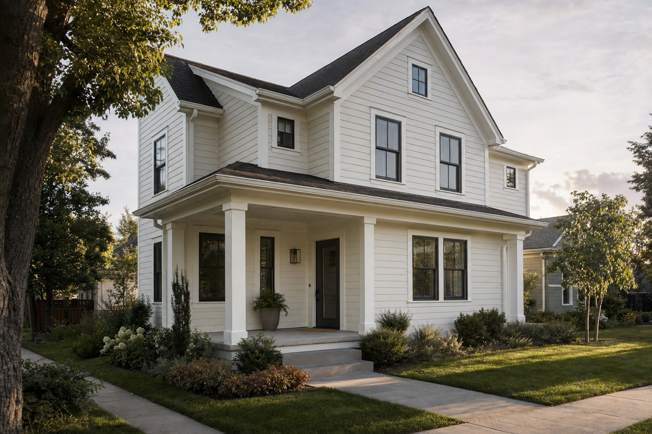 American by Benjamin Moore on exterior