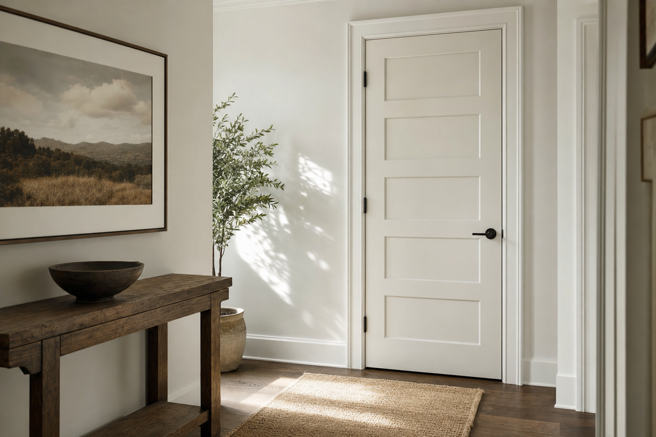 American by Benjamin Moore on interior-doors