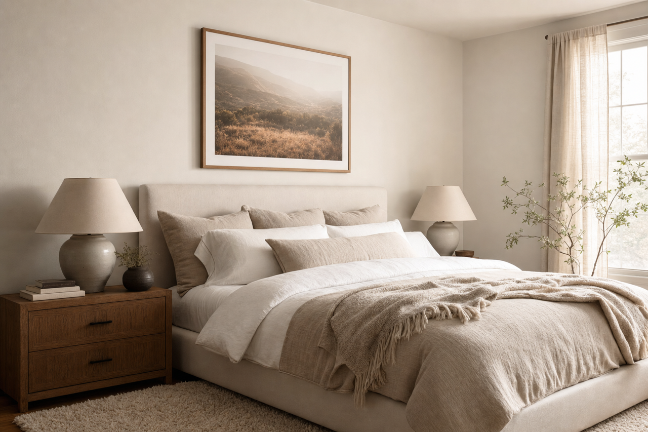 American by Benjamin Moore on interiors