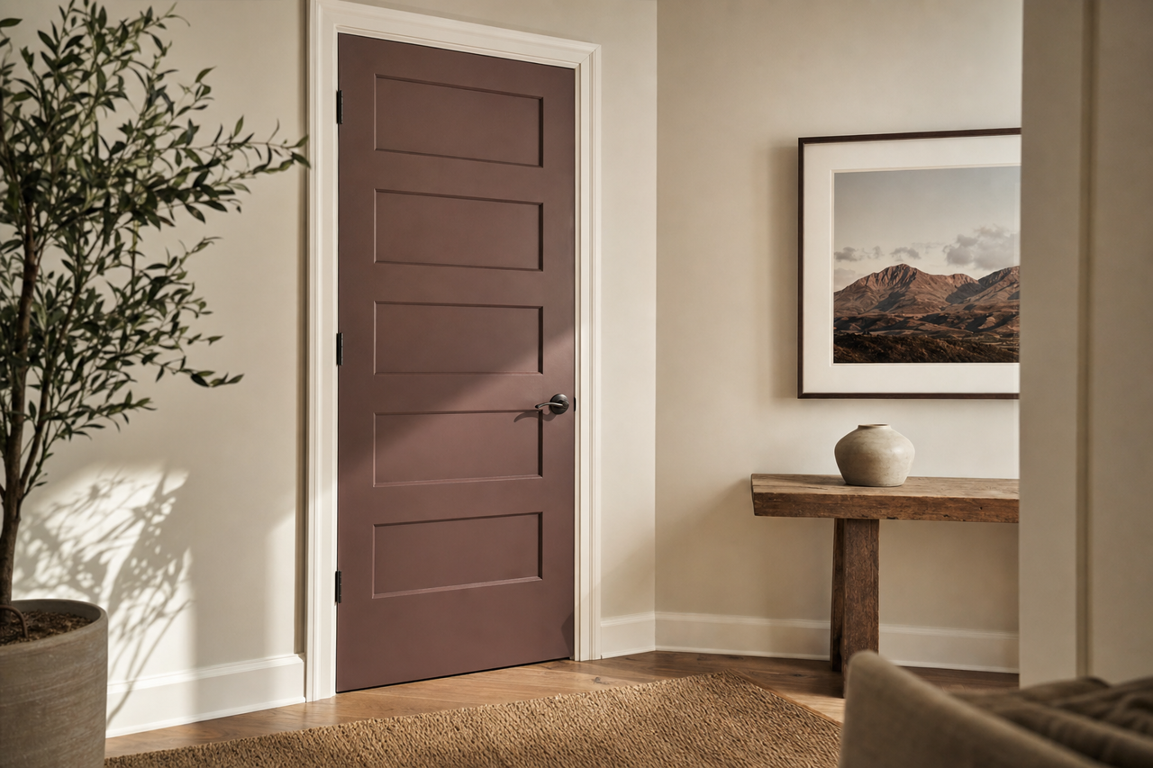 Desert by Benjamin Moore on interior-doors