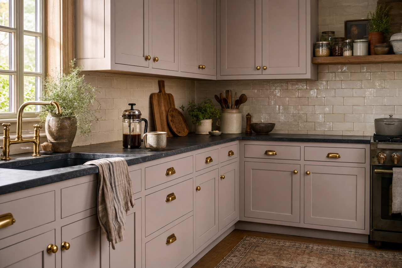 Victorian by Benjamin Moore on cabinets