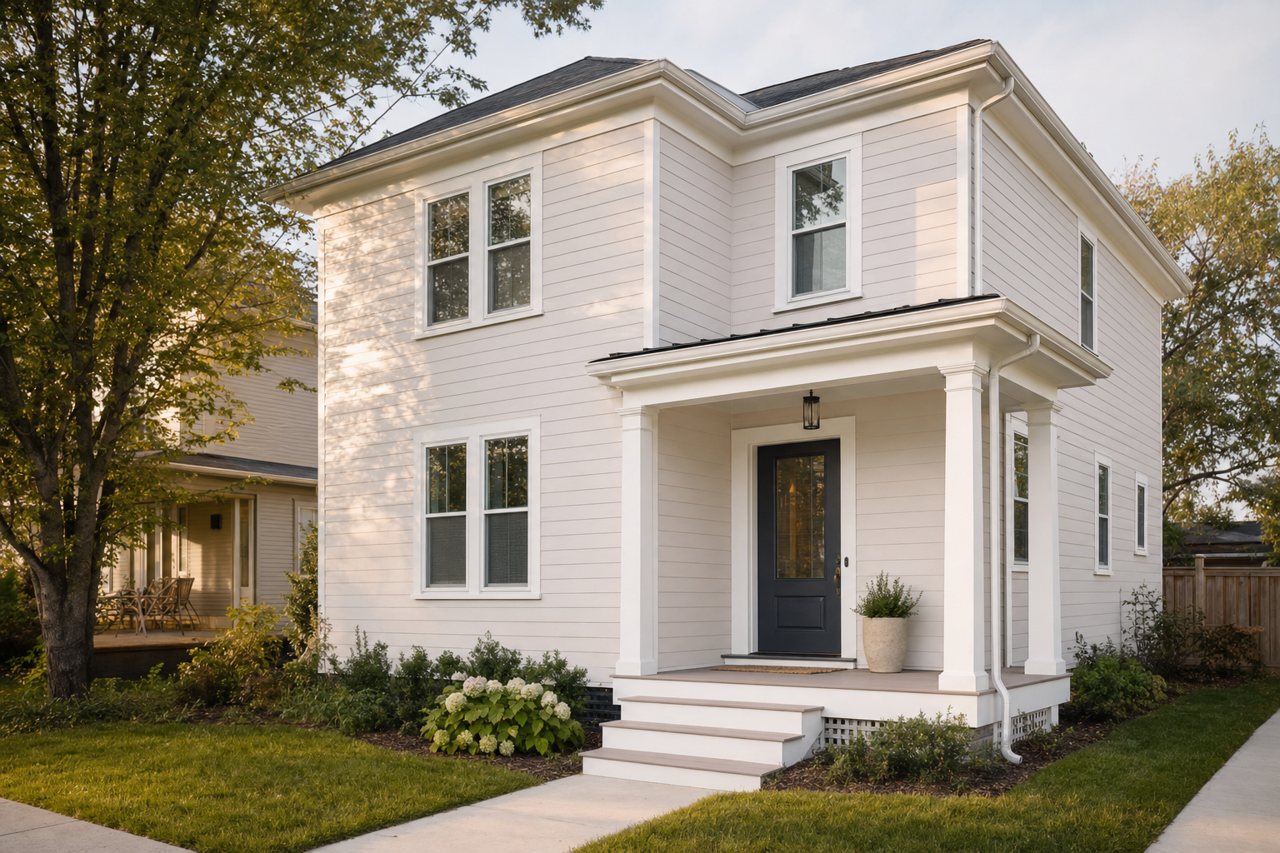 Hint by Benjamin Moore on exterior