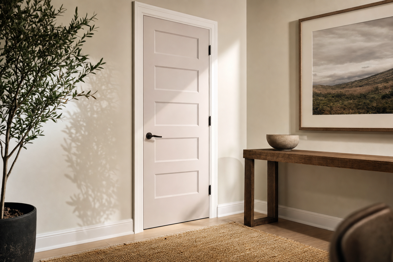 Hint by Benjamin Moore on interior-doors