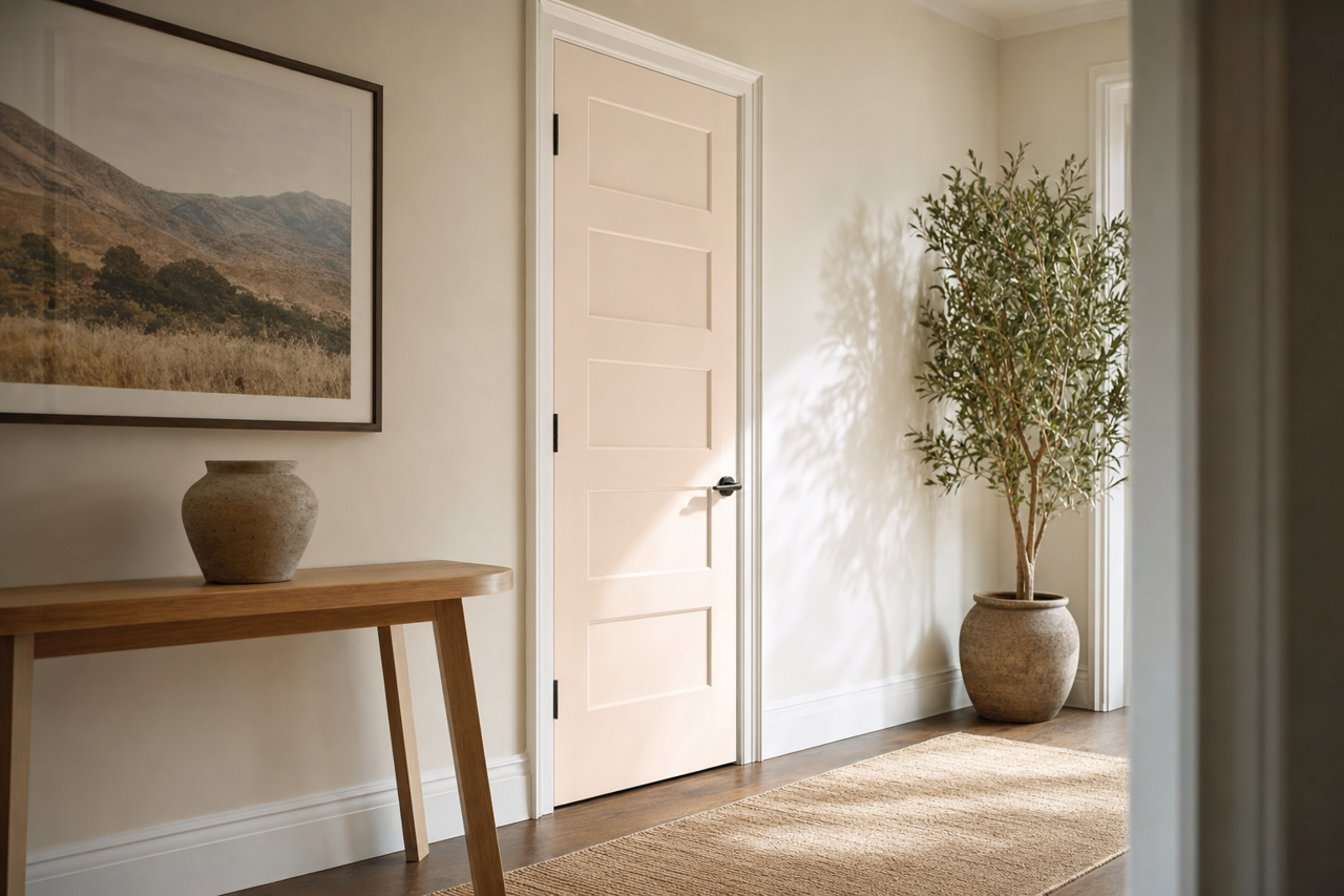 Venetian by Benjamin Moore on interior-doors