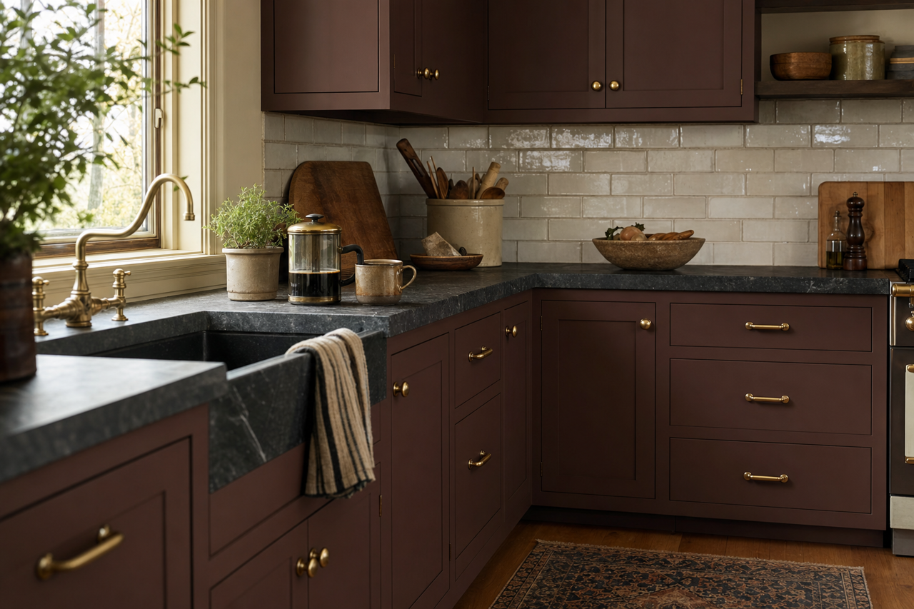 Incense by Benjamin Moore on cabinets