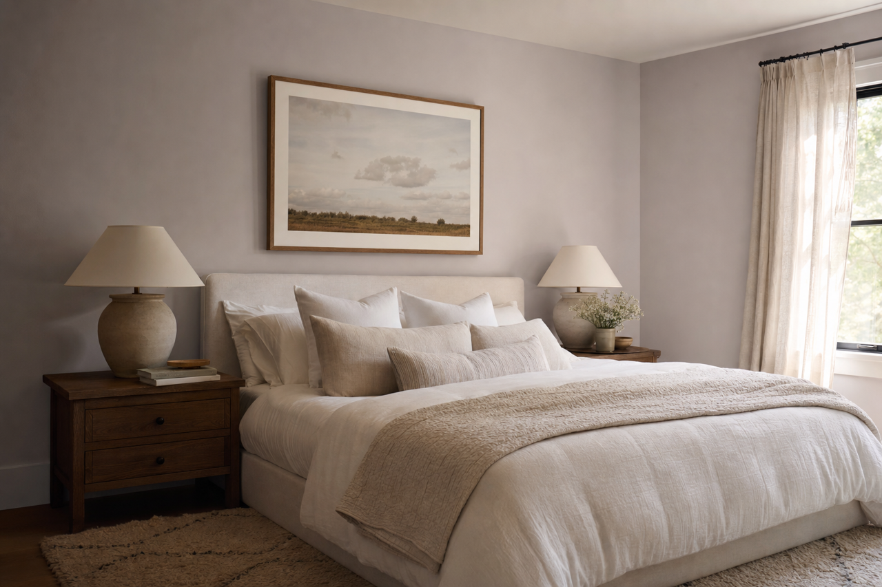 Iced by Benjamin Moore on interiors