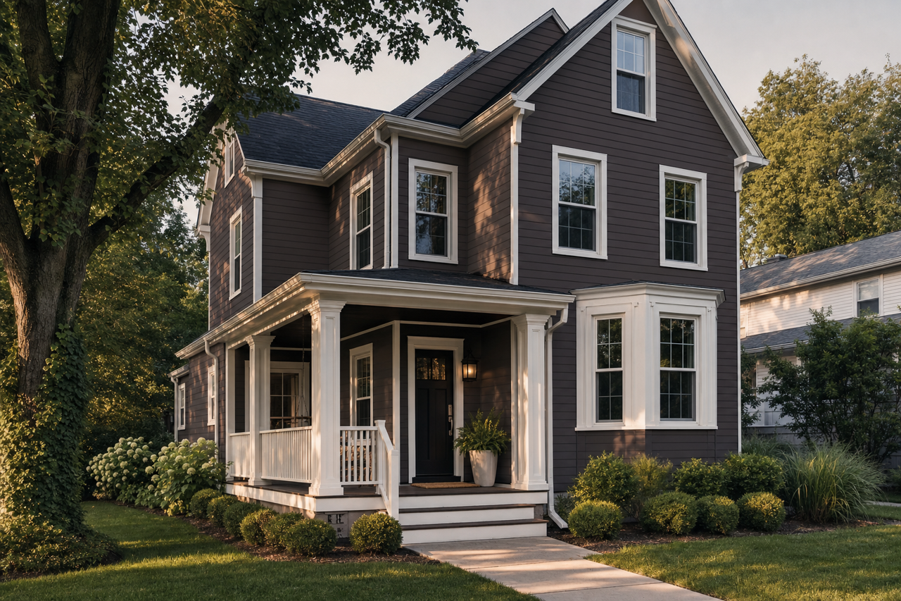 Vintage by Benjamin Moore on exterior