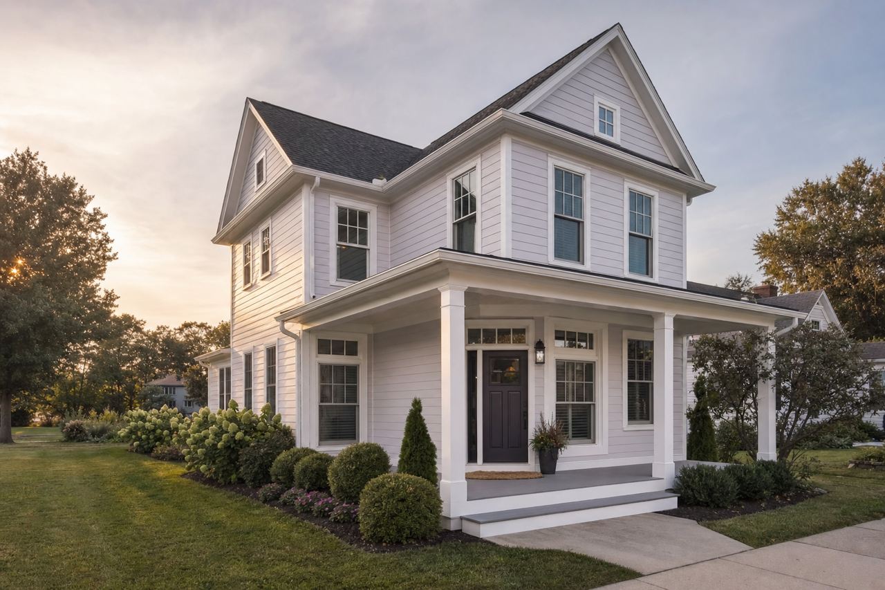 Touch by Benjamin Moore on exterior