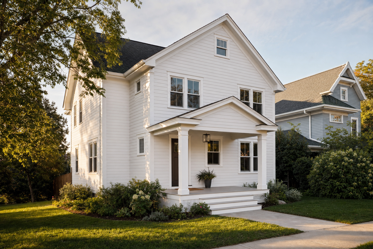 Mirage by Benjamin Moore on exterior