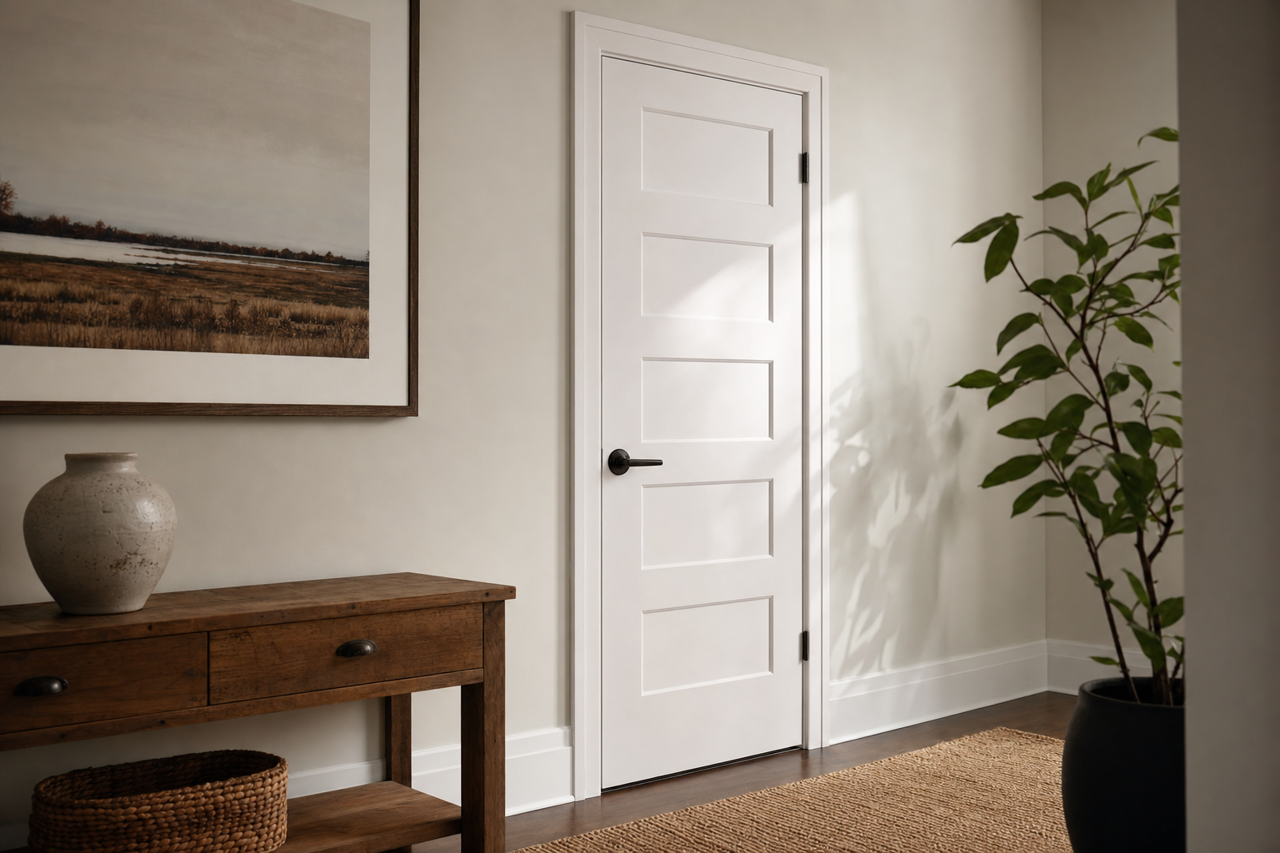 Mirage by Benjamin Moore on interior-doors