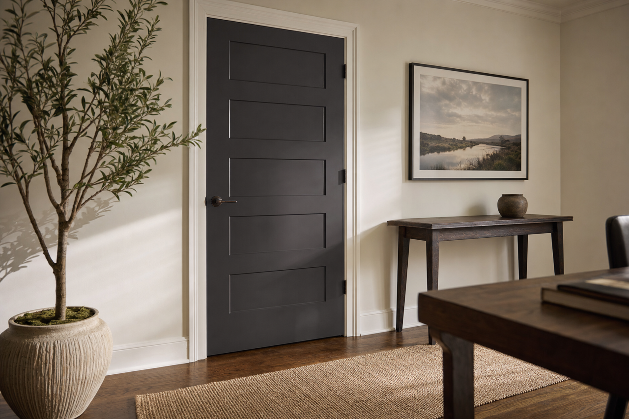 Galaxy by Benjamin Moore on interior-doors