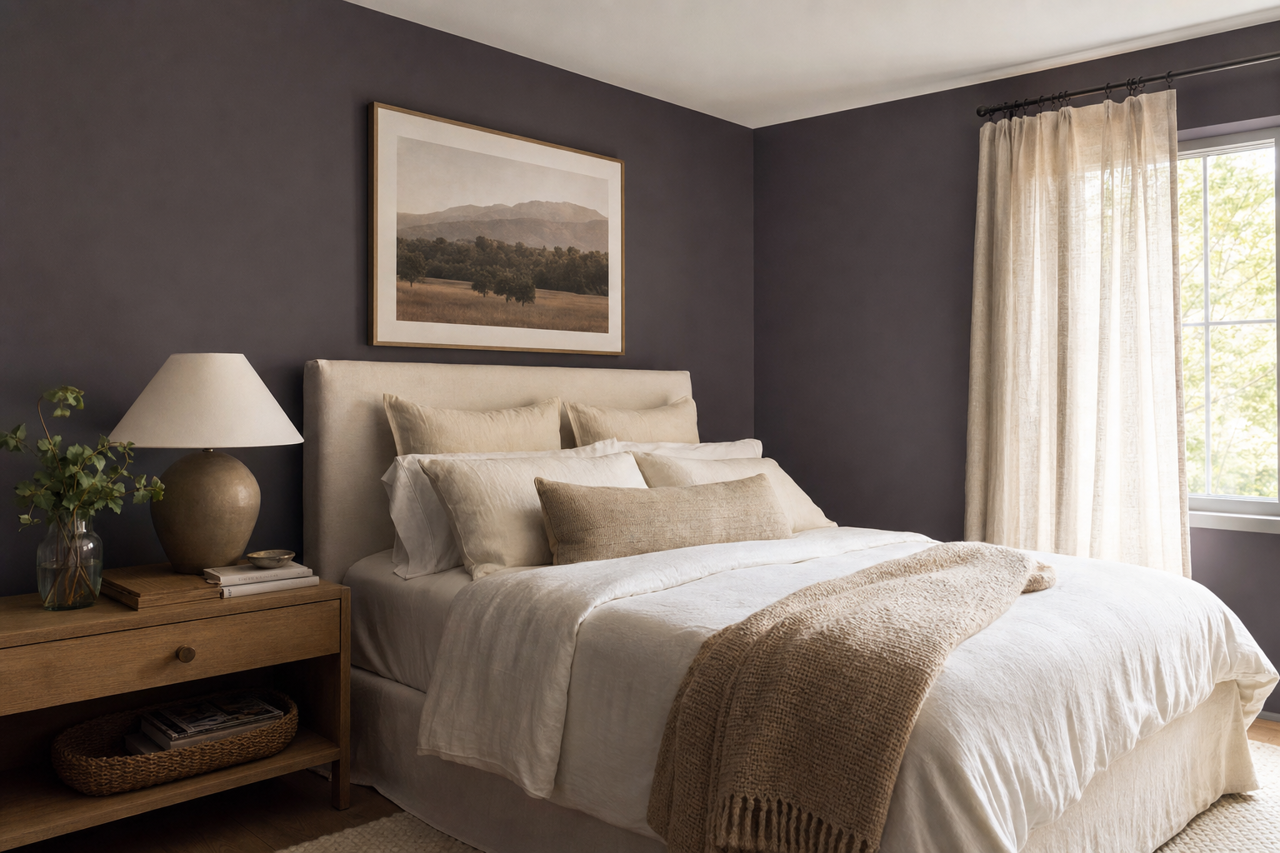 Shadow by Benjamin Moore on interiors