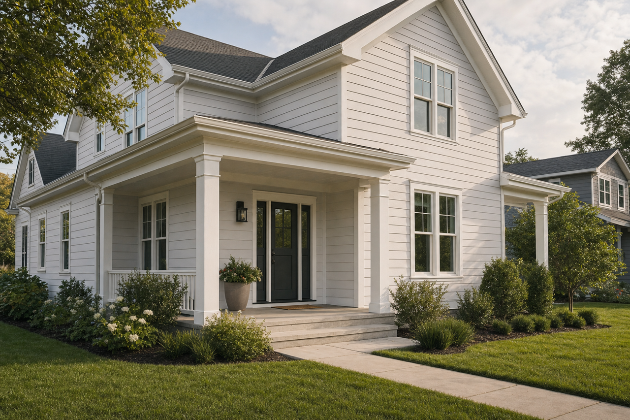 Dreamy by Benjamin Moore on exterior