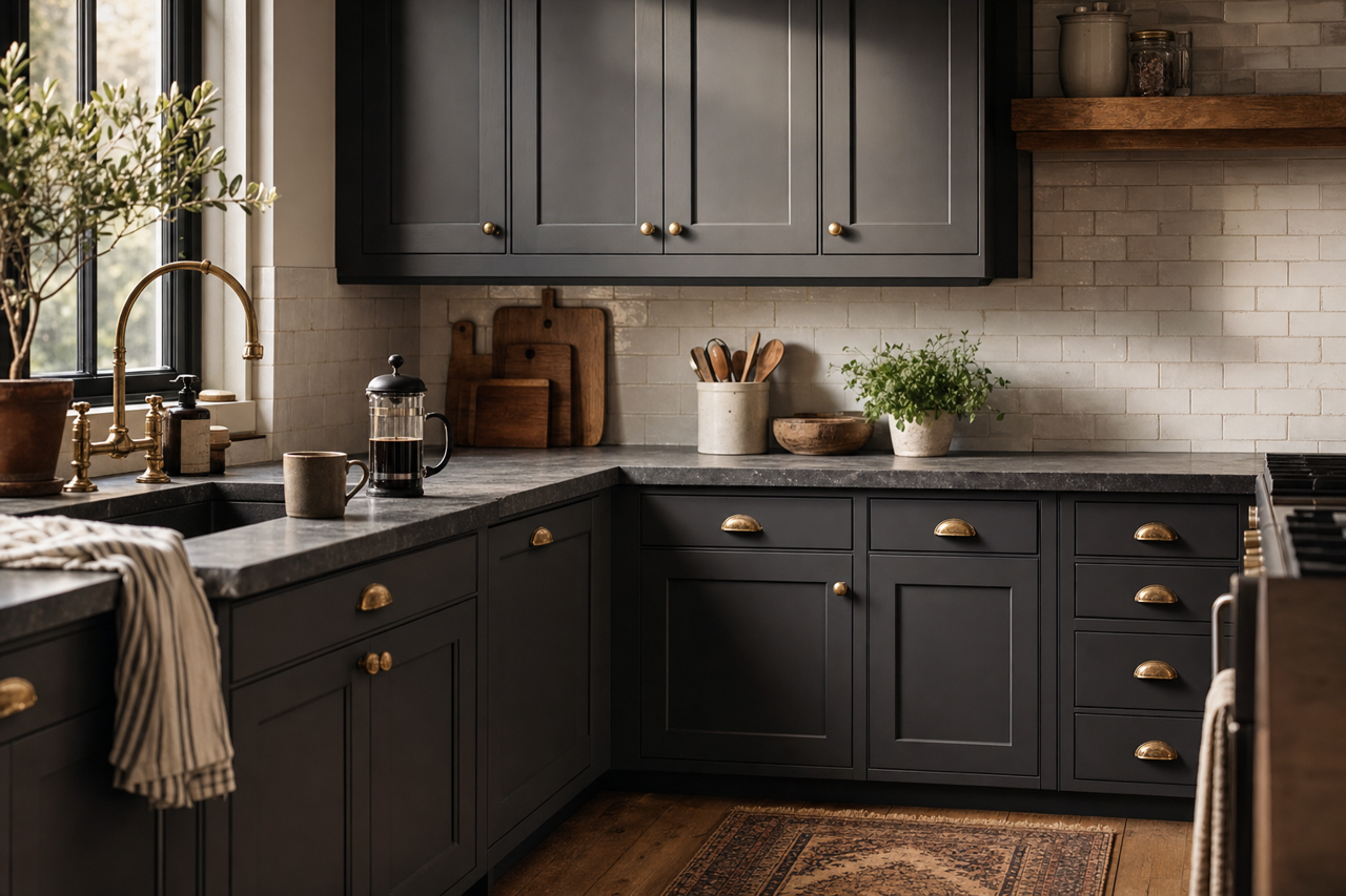 Universal by Benjamin Moore on cabinets